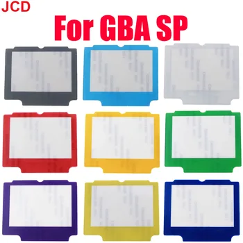 JCD 1 шт Сменный Пластиковый Экранный Объектив Для GBA SP ЖК-Крышка Для Gameboy Advance SP Протектор Объектива С Задней Наклейкой