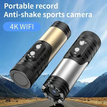 Экшн-Камера 4K Водонепроницаемый Велосипед Мотоциклетный Шлем Камера Anti Shake Sport DV Беспроводной WiFi Видеомагнитофон Dash Cam Для Автомобиля Новый