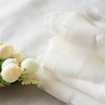 2 метра Белой органзы, кружева, французской вуали, гипюра, кружевной ткани, свадебного украшения, кружевной ткани
